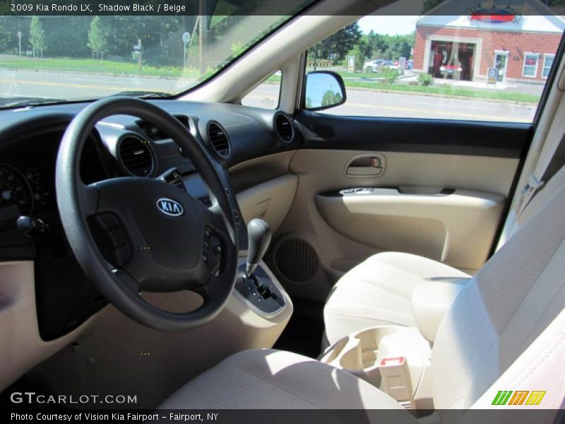 Shadow Black / Beige 2009 Kia Rondo LX