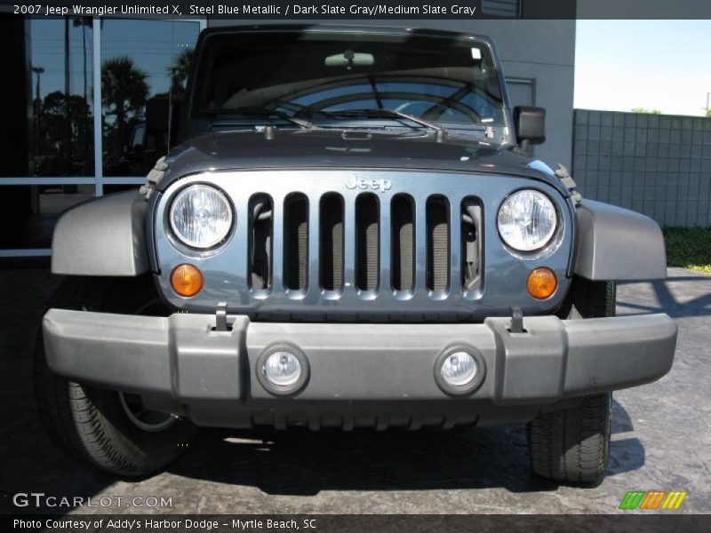 Steel Blue Metallic / Dark Slate Gray/Medium Slate Gray 2007 Jeep Wrangler Unlimited X
