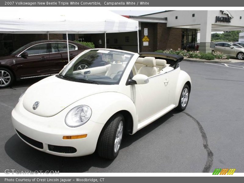 Campanella White / White 2007 Volkswagen New Beetle Triple White Convertible