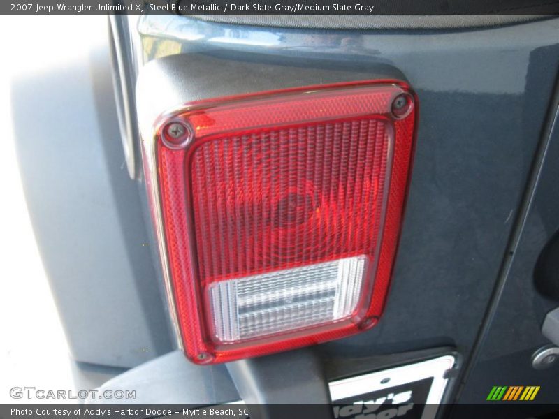 Steel Blue Metallic / Dark Slate Gray/Medium Slate Gray 2007 Jeep Wrangler Unlimited X