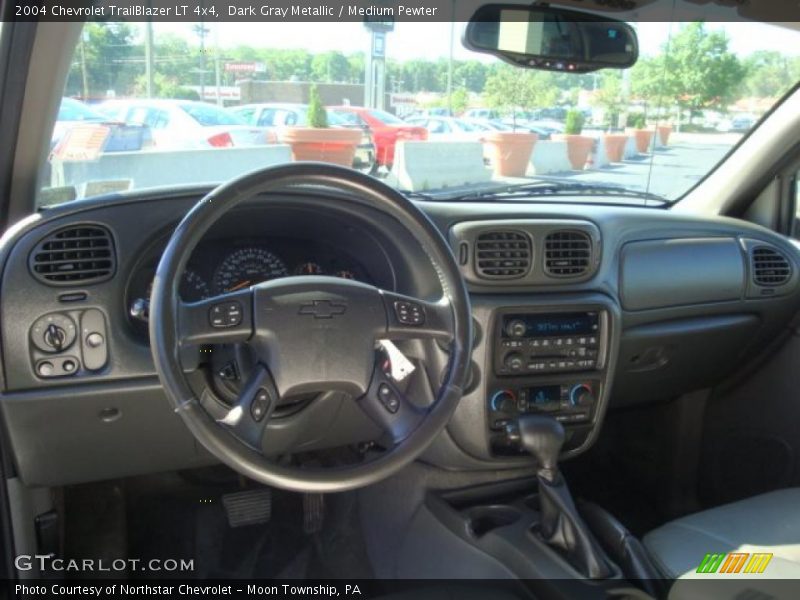 Dark Gray Metallic / Medium Pewter 2004 Chevrolet TrailBlazer LT 4x4