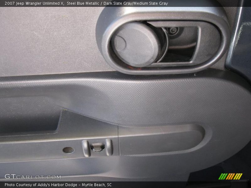 Steel Blue Metallic / Dark Slate Gray/Medium Slate Gray 2007 Jeep Wrangler Unlimited X