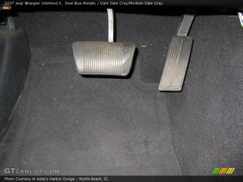 Steel Blue Metallic / Dark Slate Gray/Medium Slate Gray 2007 Jeep Wrangler Unlimited X