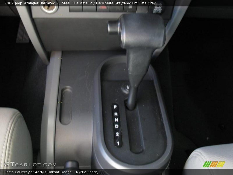 Steel Blue Metallic / Dark Slate Gray/Medium Slate Gray 2007 Jeep Wrangler Unlimited X