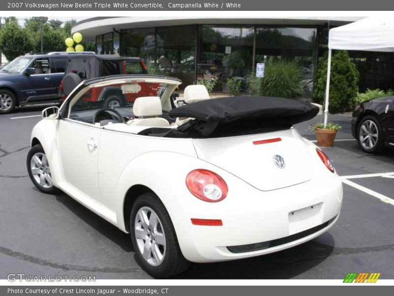 Campanella White / White 2007 Volkswagen New Beetle Triple White Convertible