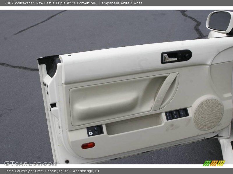 Campanella White / White 2007 Volkswagen New Beetle Triple White Convertible