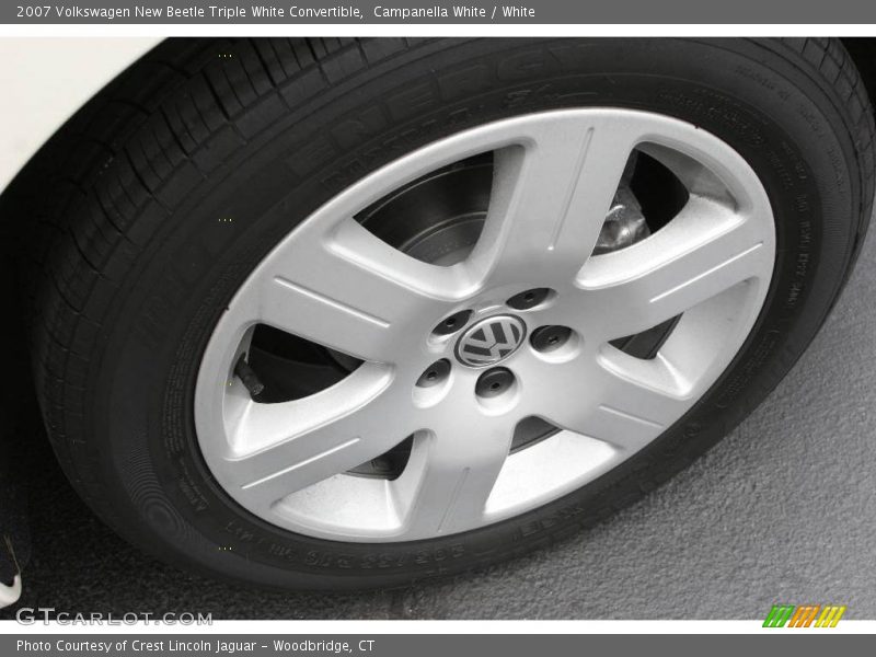 Campanella White / White 2007 Volkswagen New Beetle Triple White Convertible