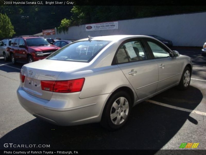 Bright Silver / Gray 2009 Hyundai Sonata GLS