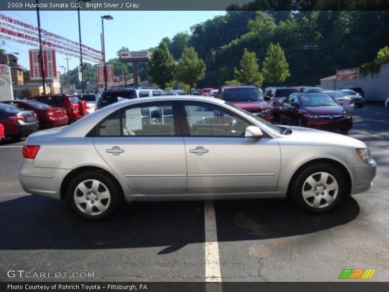 Bright Silver / Gray 2009 Hyundai Sonata GLS