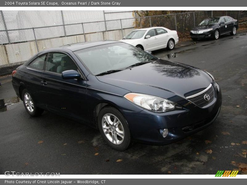 Oceanus Pearl / Dark Stone Gray 2004 Toyota Solara SE Coupe