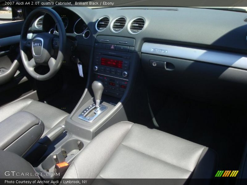 Brilliant Black / Ebony 2007 Audi A4 2.0T quattro Cabriolet