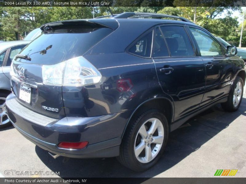 Neptune Blue Mica / Light Gray 2004 Lexus RX 330 AWD