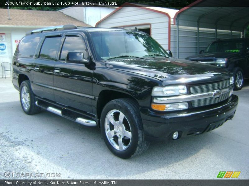 Black / Tan/Neutral 2006 Chevrolet Suburban LTZ 1500 4x4