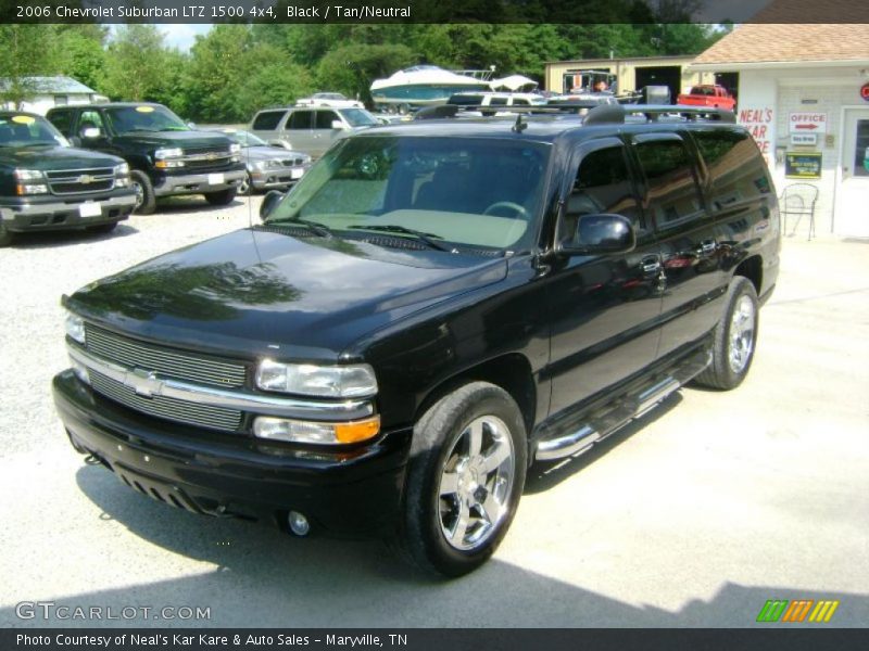 Black / Tan/Neutral 2006 Chevrolet Suburban LTZ 1500 4x4
