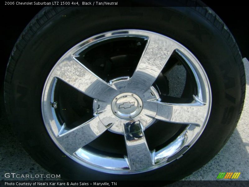 Black / Tan/Neutral 2006 Chevrolet Suburban LTZ 1500 4x4