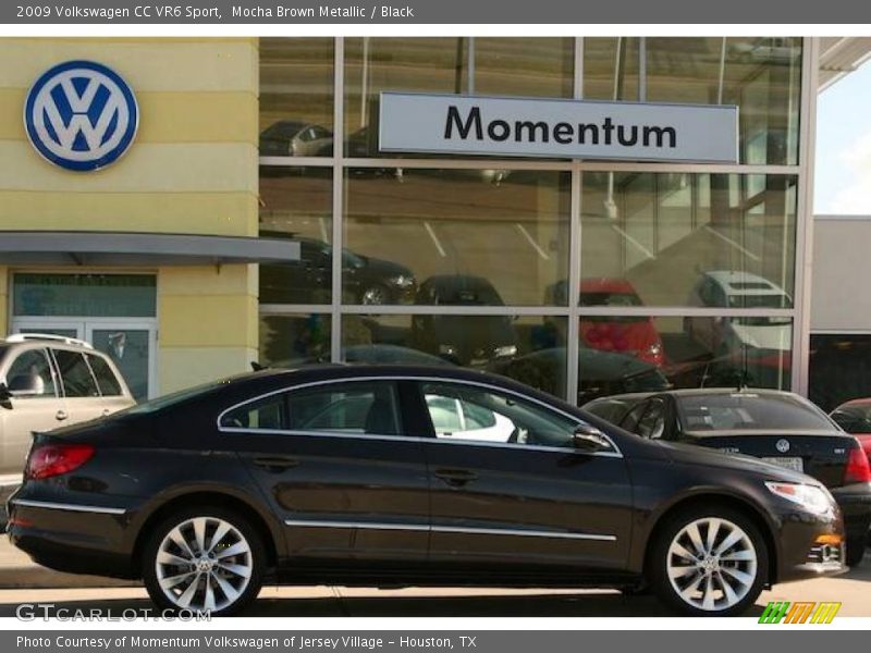 Mocha Brown Metallic / Black 2009 Volkswagen CC VR6 Sport