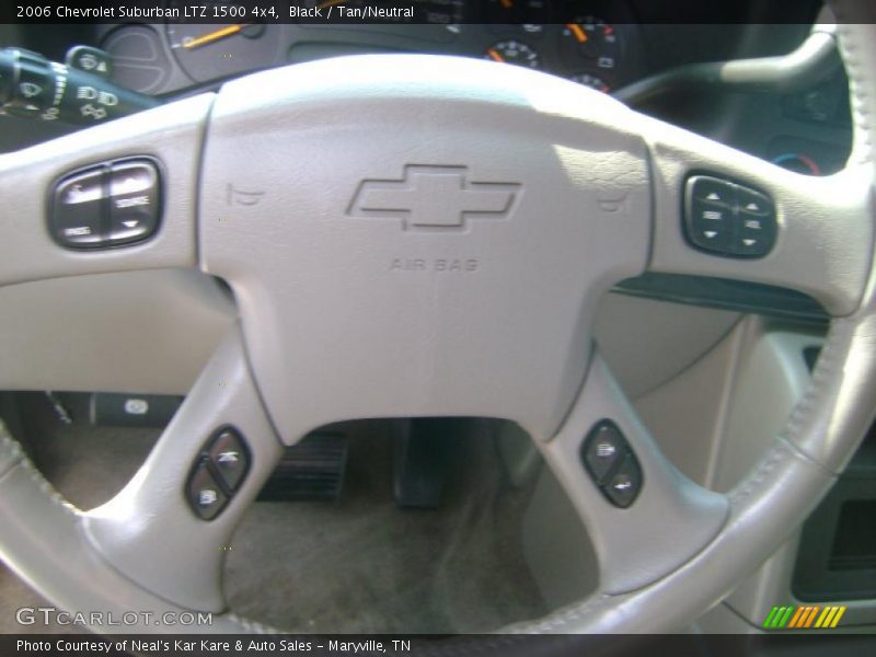 Black / Tan/Neutral 2006 Chevrolet Suburban LTZ 1500 4x4