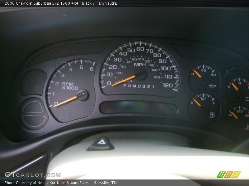 Black / Tan/Neutral 2006 Chevrolet Suburban LTZ 1500 4x4