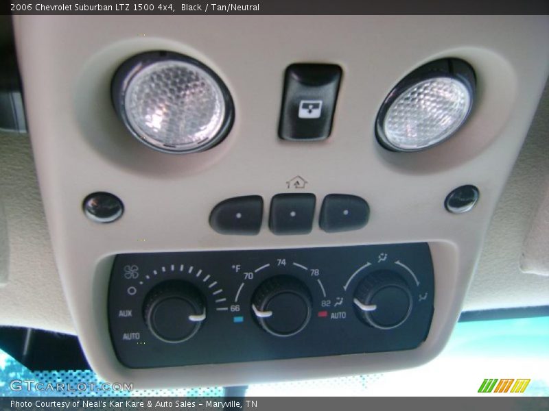Black / Tan/Neutral 2006 Chevrolet Suburban LTZ 1500 4x4
