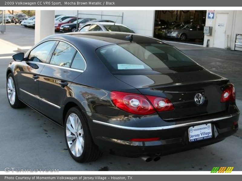 Mocha Brown Metallic / Black 2009 Volkswagen CC VR6 Sport
