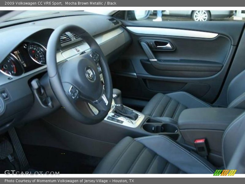 Mocha Brown Metallic / Black 2009 Volkswagen CC VR6 Sport