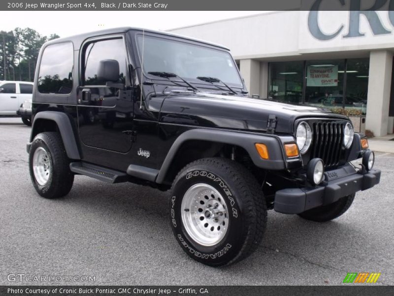 Black / Dark Slate Gray 2006 Jeep Wrangler Sport 4x4