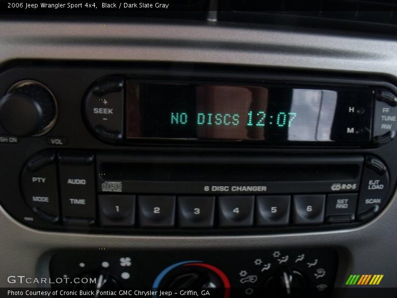 Black / Dark Slate Gray 2006 Jeep Wrangler Sport 4x4