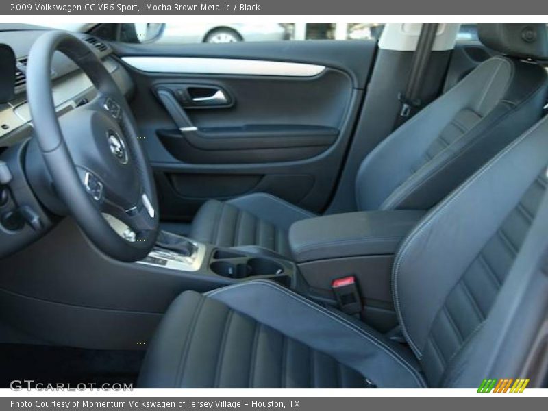 Mocha Brown Metallic / Black 2009 Volkswagen CC VR6 Sport