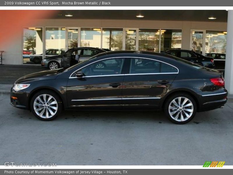 Mocha Brown Metallic / Black 2009 Volkswagen CC VR6 Sport