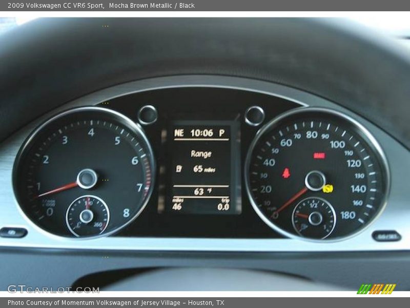 Mocha Brown Metallic / Black 2009 Volkswagen CC VR6 Sport