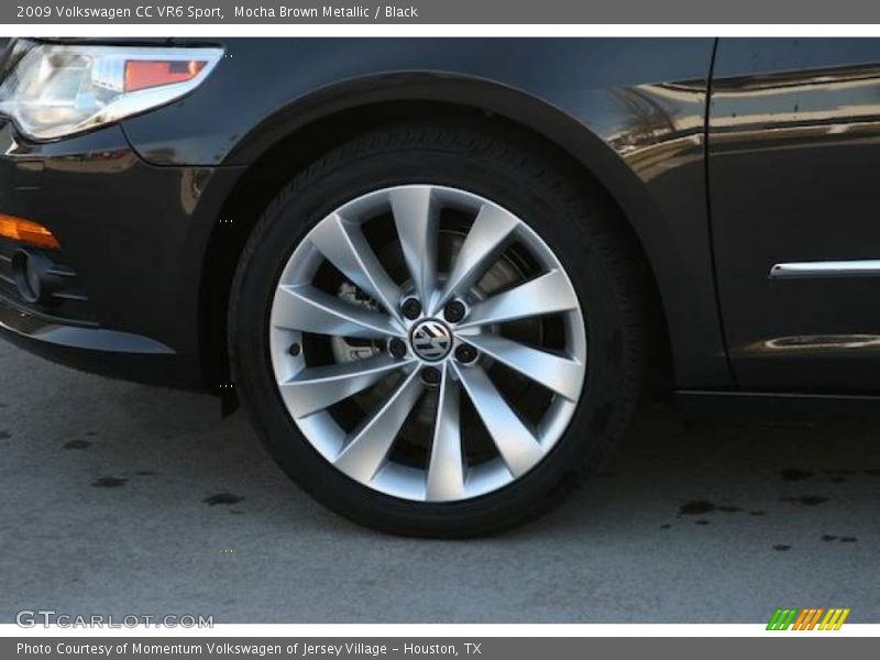 Mocha Brown Metallic / Black 2009 Volkswagen CC VR6 Sport