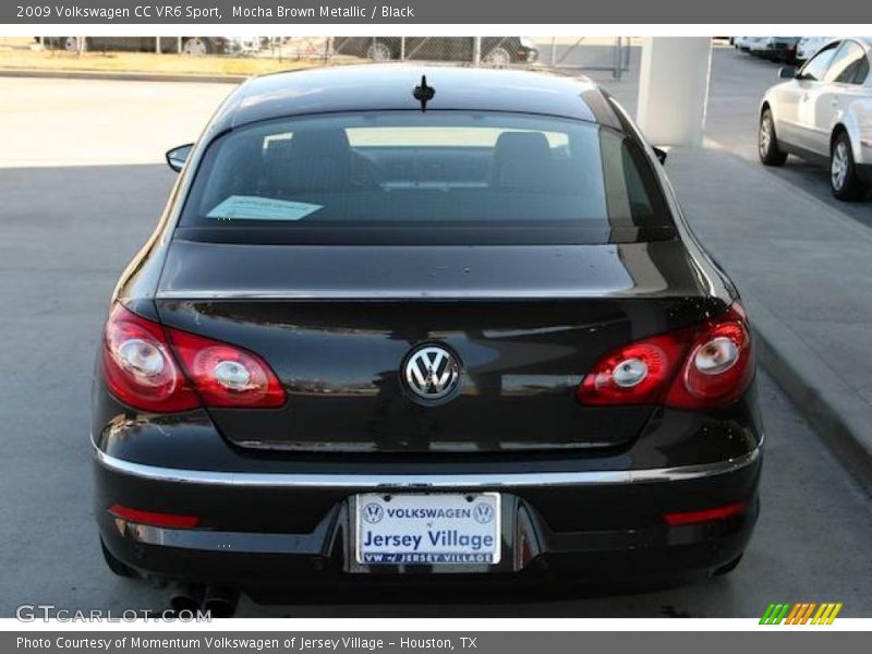 Mocha Brown Metallic / Black 2009 Volkswagen CC VR6 Sport