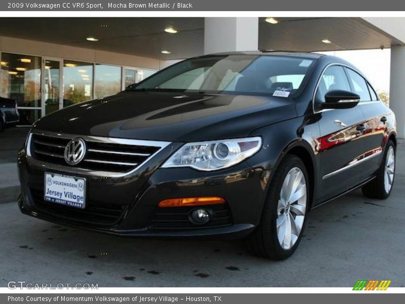 Mocha Brown Metallic / Black 2009 Volkswagen CC VR6 Sport