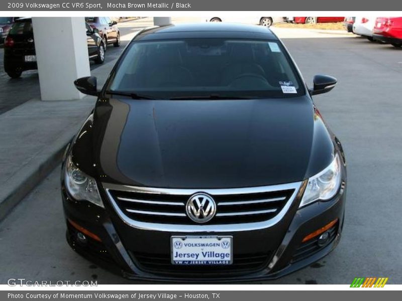 Mocha Brown Metallic / Black 2009 Volkswagen CC VR6 Sport