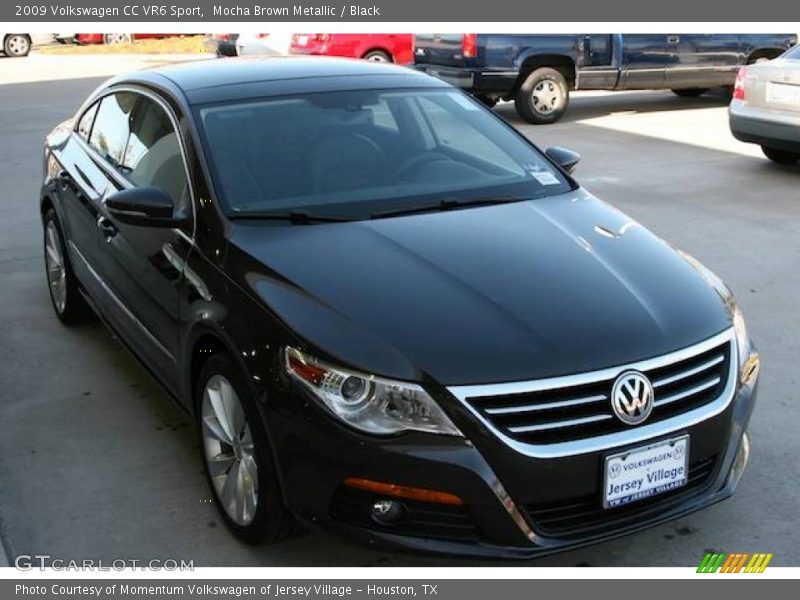 Mocha Brown Metallic / Black 2009 Volkswagen CC VR6 Sport
