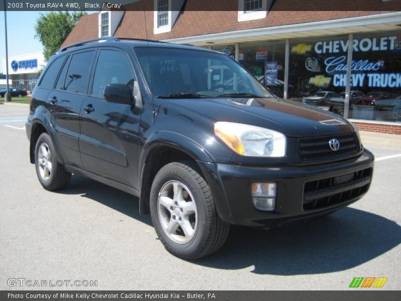 Black / Gray 2003 Toyota RAV4 4WD