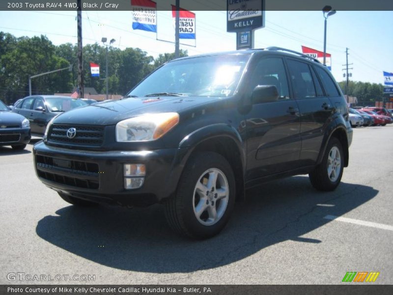 Black / Gray 2003 Toyota RAV4 4WD