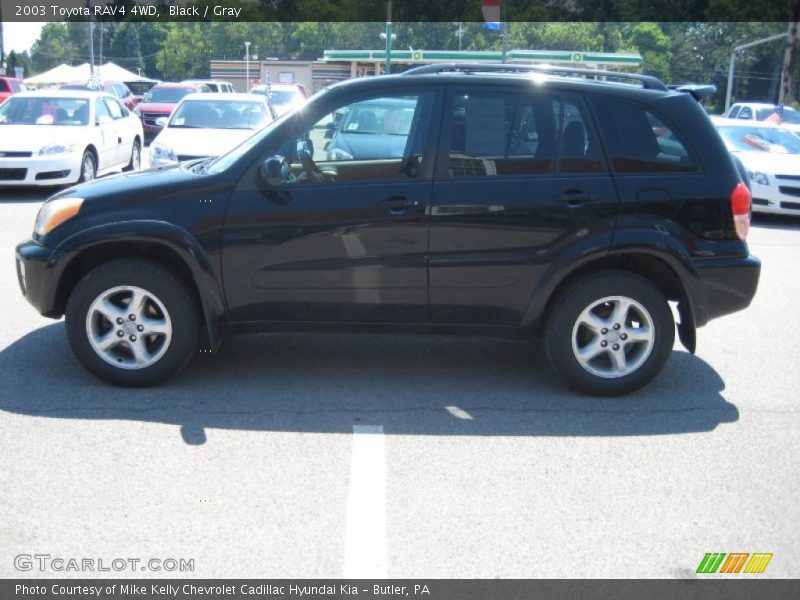 Black / Gray 2003 Toyota RAV4 4WD