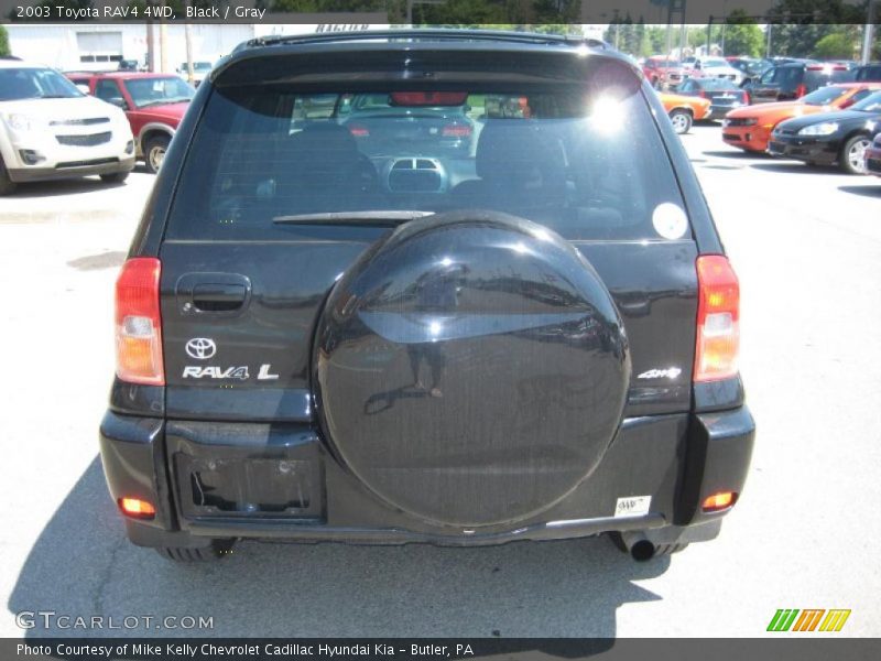 Black / Gray 2003 Toyota RAV4 4WD