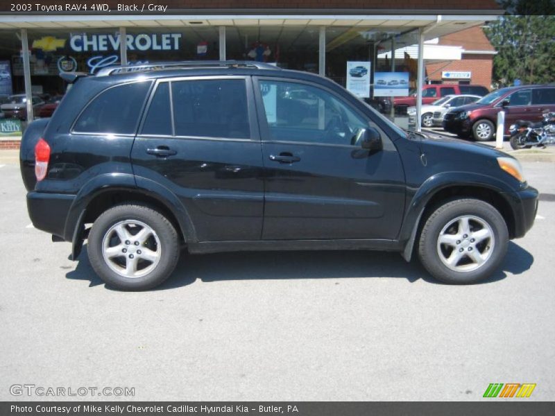 Black / Gray 2003 Toyota RAV4 4WD