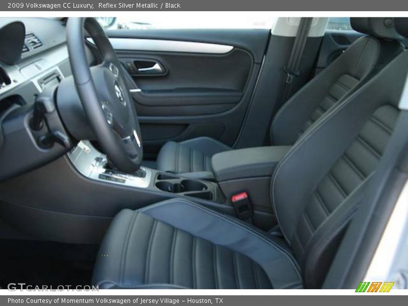 Reflex Silver Metallic / Black 2009 Volkswagen CC Luxury