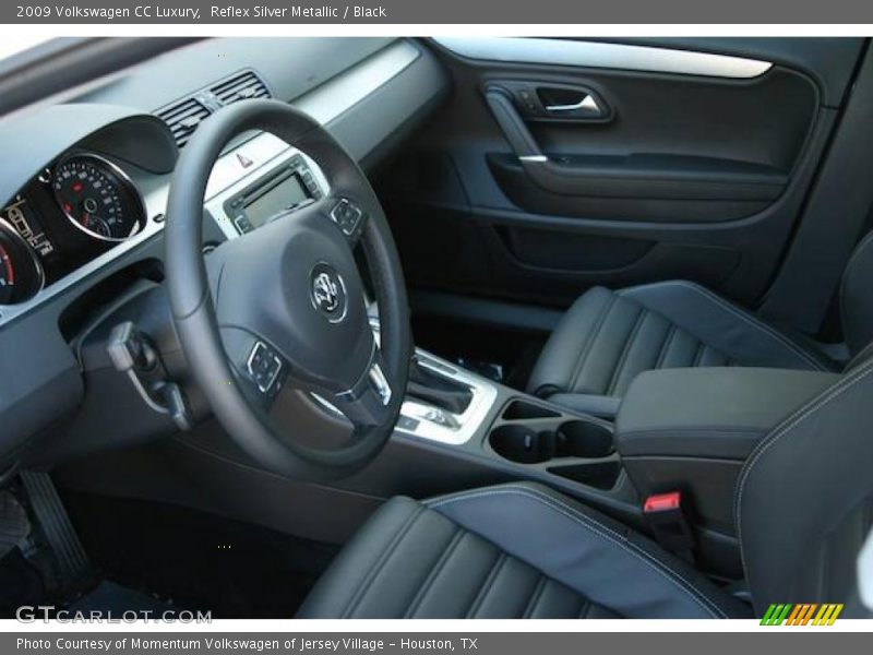 Reflex Silver Metallic / Black 2009 Volkswagen CC Luxury