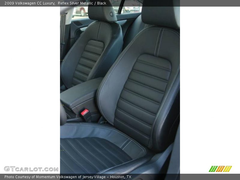 Reflex Silver Metallic / Black 2009 Volkswagen CC Luxury