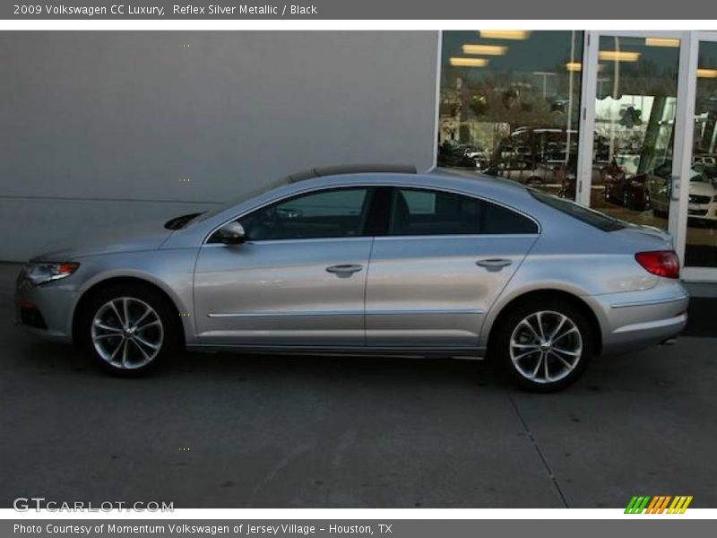 Reflex Silver Metallic / Black 2009 Volkswagen CC Luxury