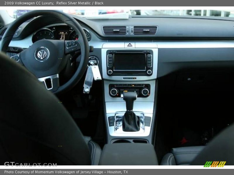 Reflex Silver Metallic / Black 2009 Volkswagen CC Luxury