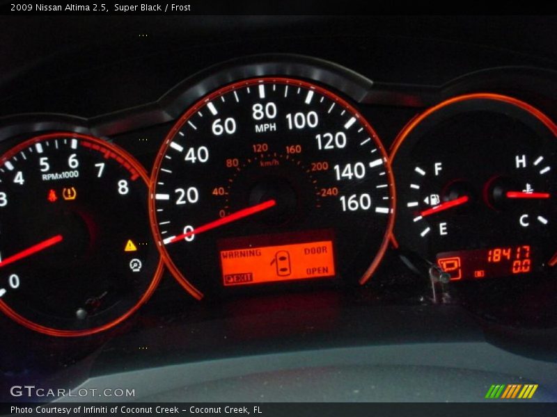 Super Black / Frost 2009 Nissan Altima 2.5