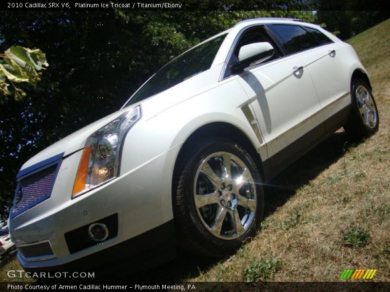 Platinum Ice Tricoat / Titanium/Ebony 2010 Cadillac SRX V6