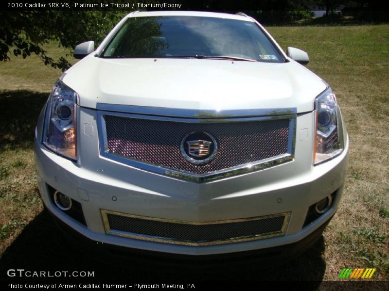 Platinum Ice Tricoat / Titanium/Ebony 2010 Cadillac SRX V6