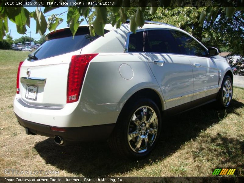 Platinum Ice Tricoat / Titanium/Ebony 2010 Cadillac SRX V6