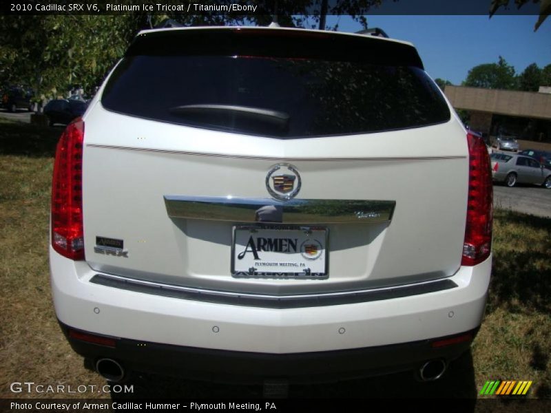 Platinum Ice Tricoat / Titanium/Ebony 2010 Cadillac SRX V6